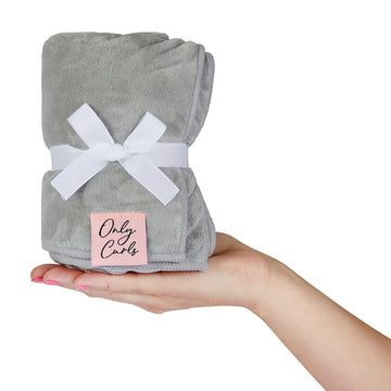 Only Curls Microfibre Hair Towel Silver